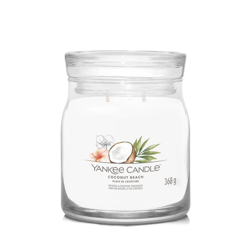 Yankee Candle Свеча ароматическая "Кокосовый остров", 11 см х 9 см, 1 шт  #1