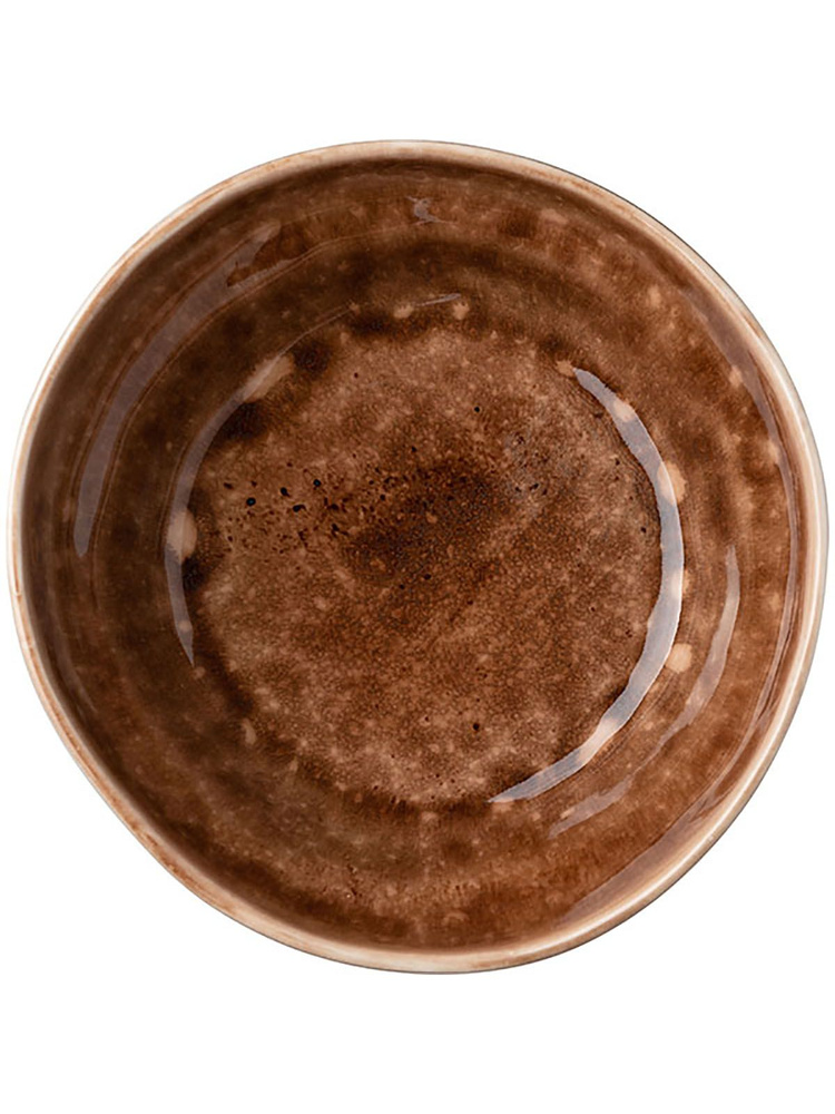 Борисовская керамика Тарелка глубокая Борисовская Marrone, 1 шт, Фарфор, диаметр 21.5 см  #1