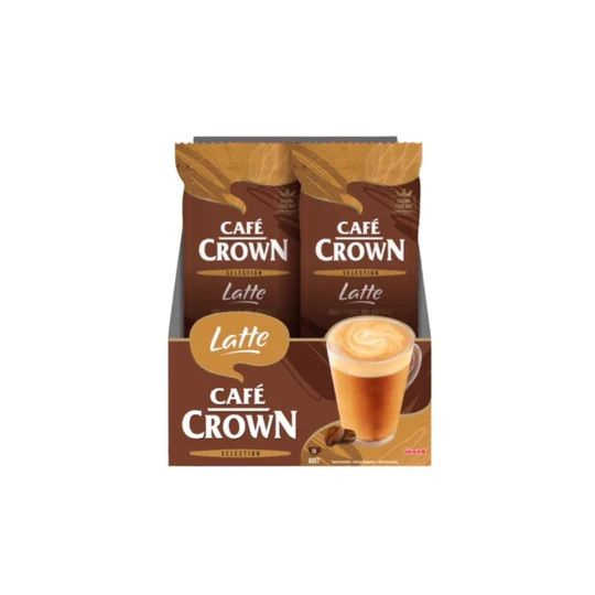 Кофе растворимый турецкий Латте c молоком Cafe Crown Latte Ulker 10 пакетиков  #1