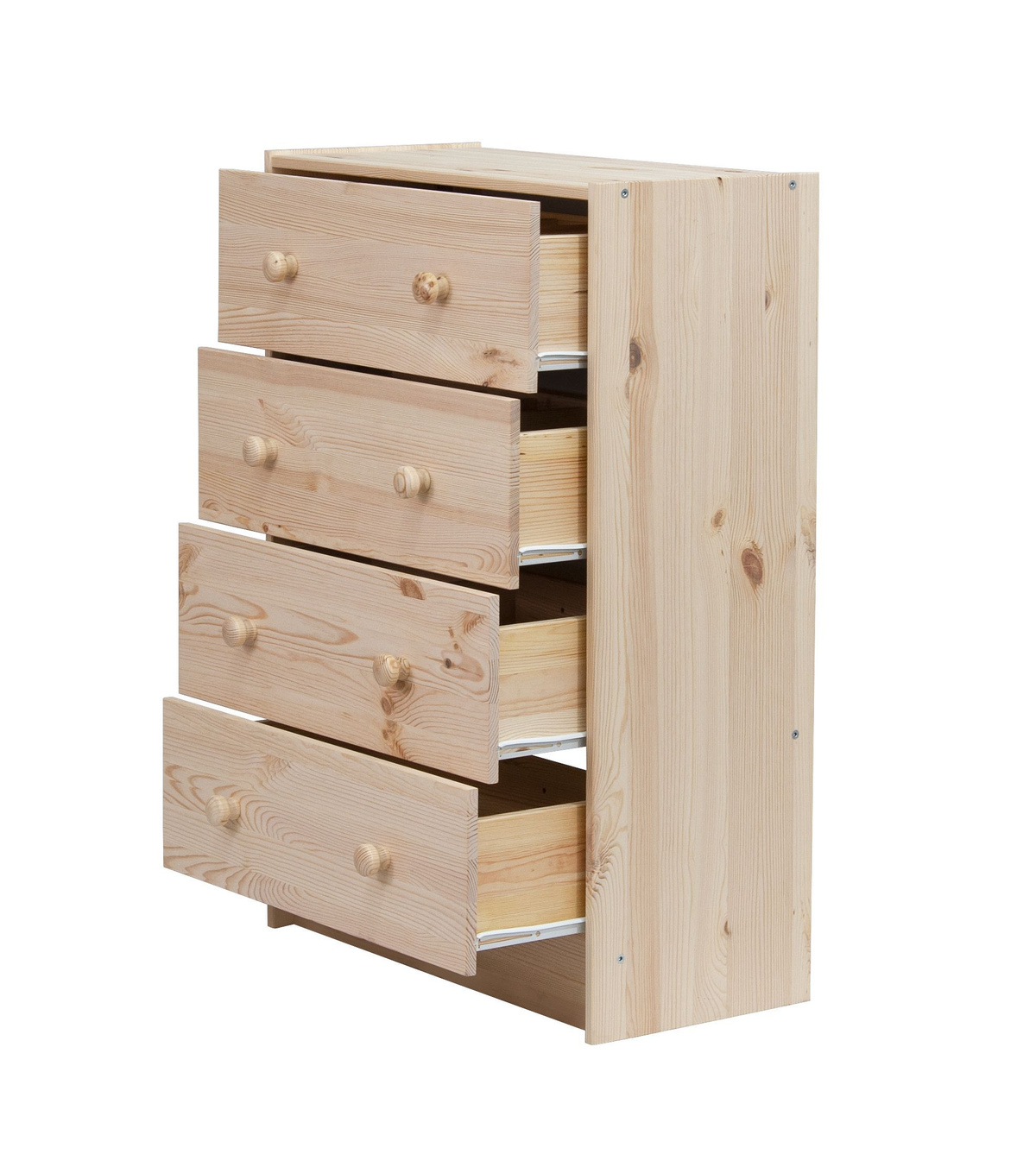 Комод деревянный икеа с 4 ящиками для хранения одежды из массива сосны с органайзером