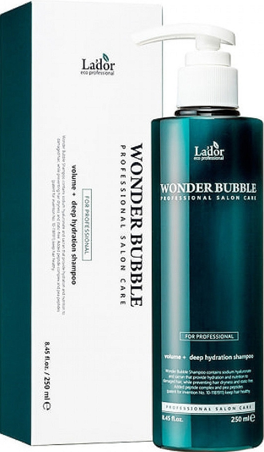 Lador Шампунь для глубокого увлажнения и придания объема волосам Wonder Bubble Shampoo, 250 мл  #1