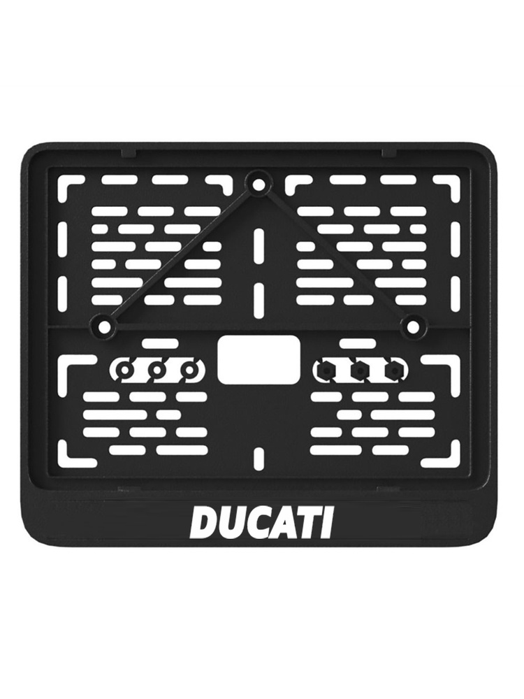 Рамка номерного знака UNCLE DAD "Ducati" для мотоцикла #1