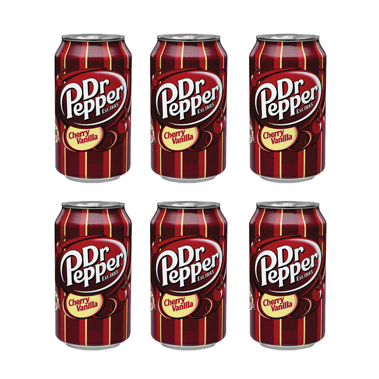 Dr. Pepper Cherry Vanilla Напиток газированный Доктор Пеппер Черри Ванилла(6 шт. по 355 мл) США  #1