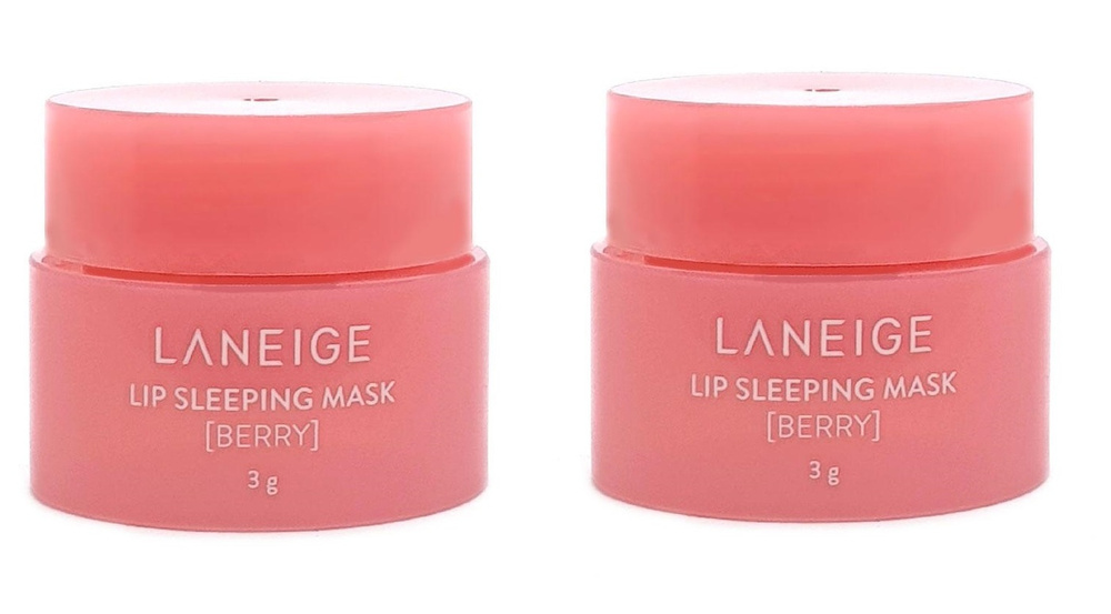 Laneige Lip Sleeping Mask Berry Корейская Увлажняющая-восстанавливающая Ночная маска для губ, бальзам #1