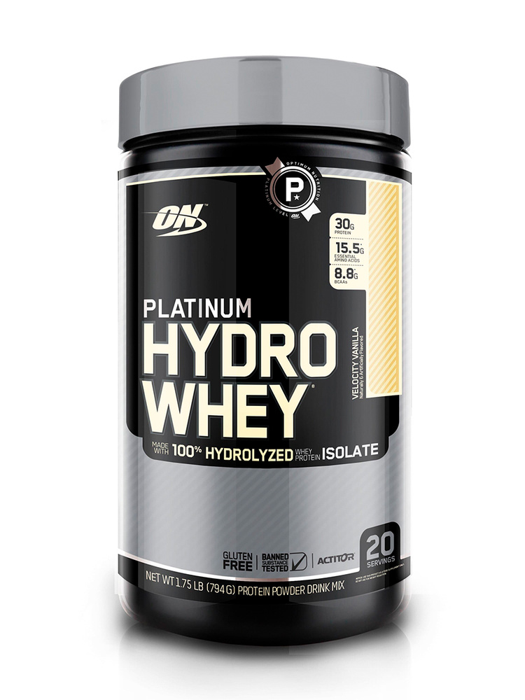 Гидролизованный протеин Optimum Nutrition Platinum HydroWhey 800 гр Velocity Vanilla  #1
