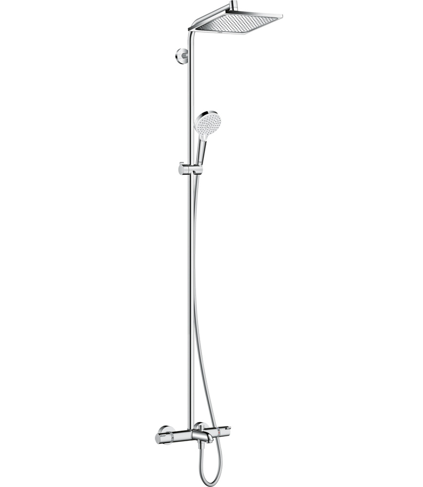 Душевая система Hansgrohe Crometta E 240 1jet Showerpipe 27298000 #1