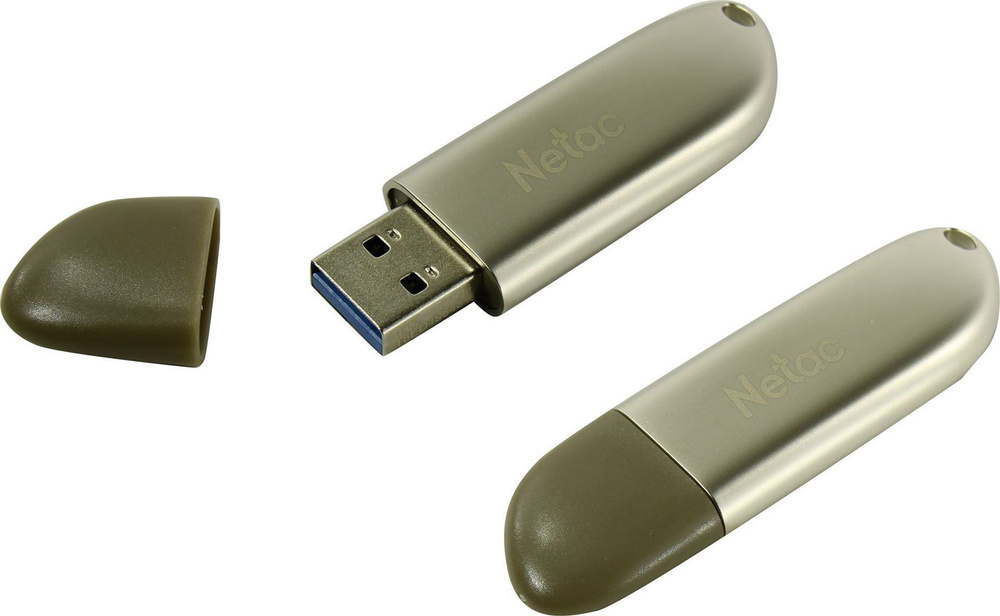 Netac USB-флеш-накопитель U352 64 ГБ, золотой #1