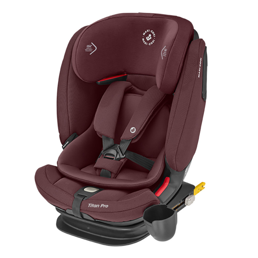 Детское автокресло группы 1-2-3 (9-36 кг) Maxi-Cosi Titan Pro с isofix и регулировкой наклона Red красный #1