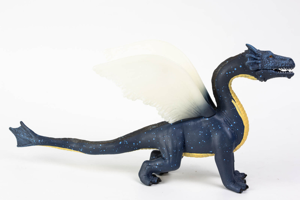 Фигурка животного Derri Animals Дракон Небесный синий, для детей, игрушка коллекционная декоративная, #1