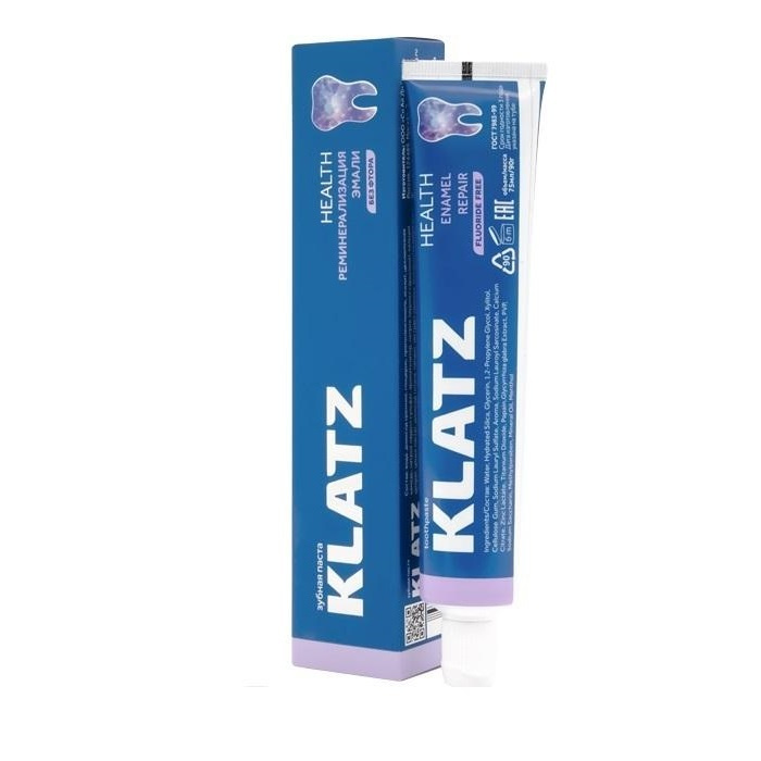 Klatz Health Зубная паста Реминерализация эмали, 75 мл #1
