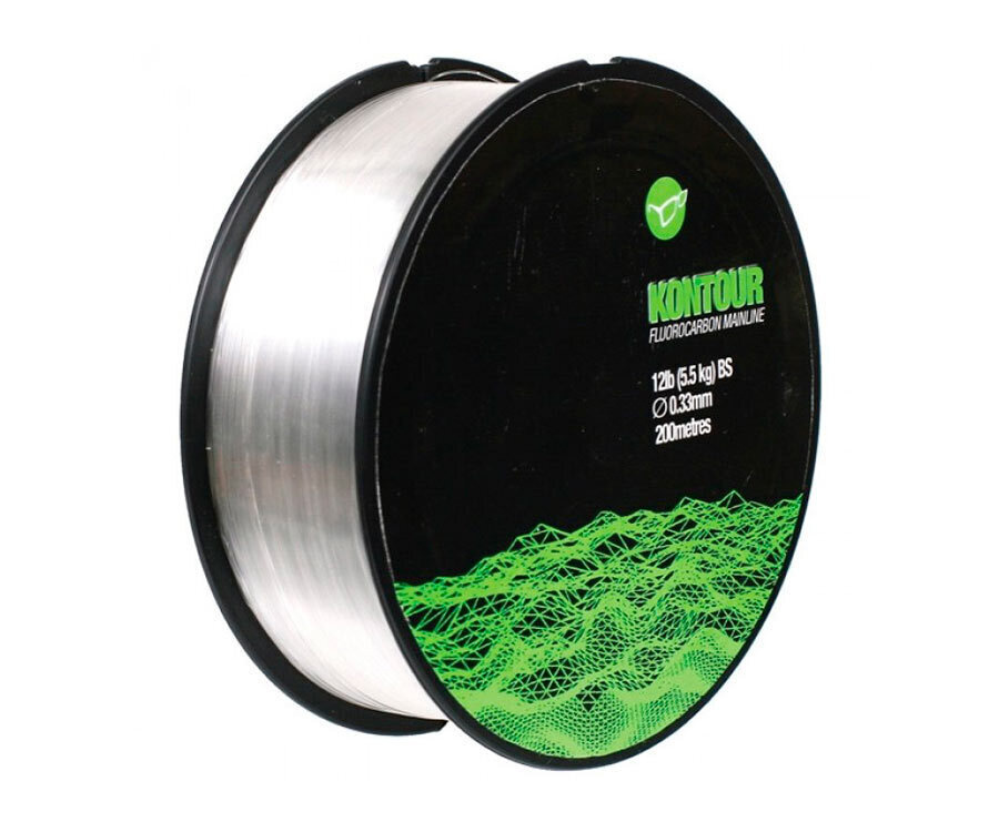 KORDA Леска Kontour Fluorocarbon 0,33мм 200м #1