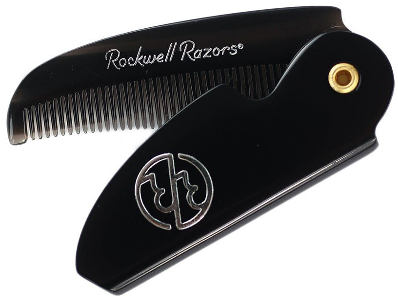 Rockwell Razors Складная расческа для бороды и усов Moustache & Beard Folding Pocket Comb  #1
