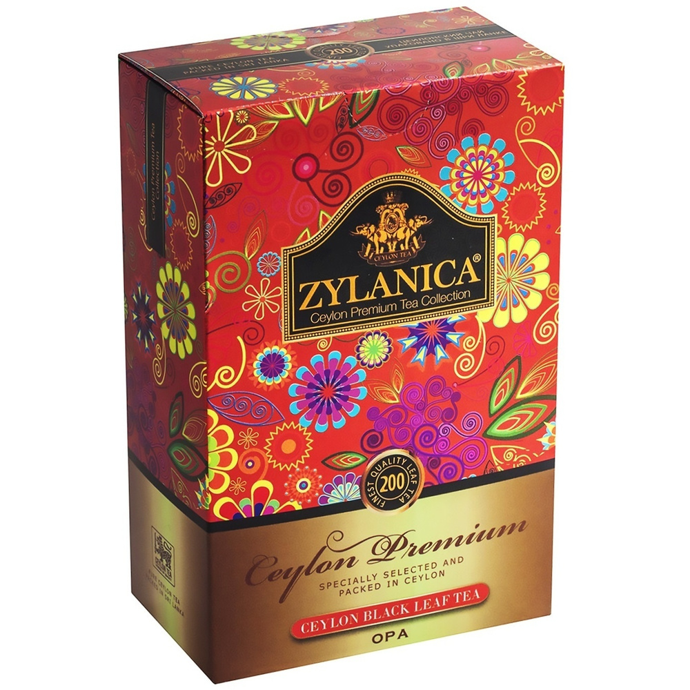 Чай черный крупнолистовой ZYLANICA Ceylon Premium OPA 200 гр #1
