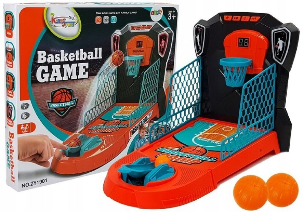 Игровой набор Баскетбол настольный, со свет/звук. эфф. на бат. мячи 3шт., игр. площадка 33х25,5х29 с #1