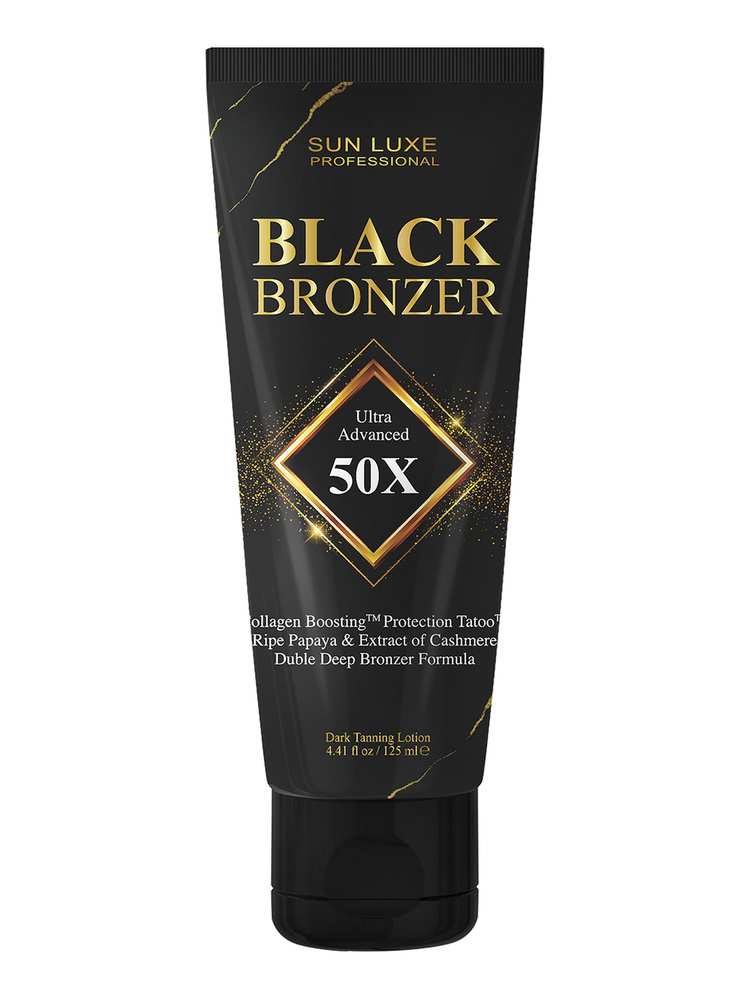 Крем для загара в солярии Sun Luxe Professional Black Bronzer 50х" #1