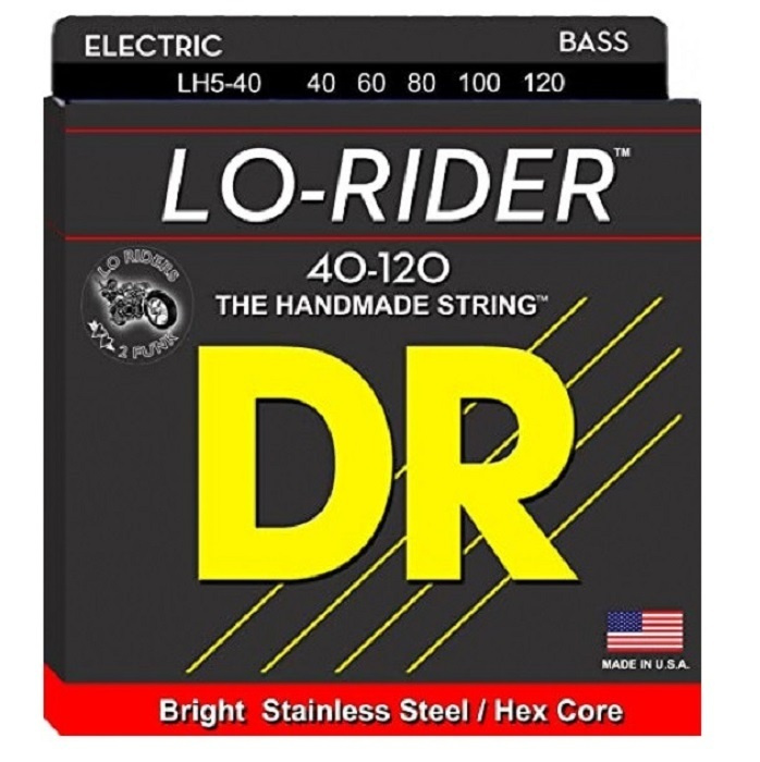 DR Strings LH5-40 LO-RIDER Струны для бас-гитары #1