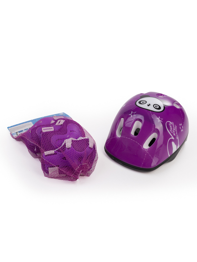 Комплект защиты SXRIDE JHT01 Panda Purple, 5-15 лет #1