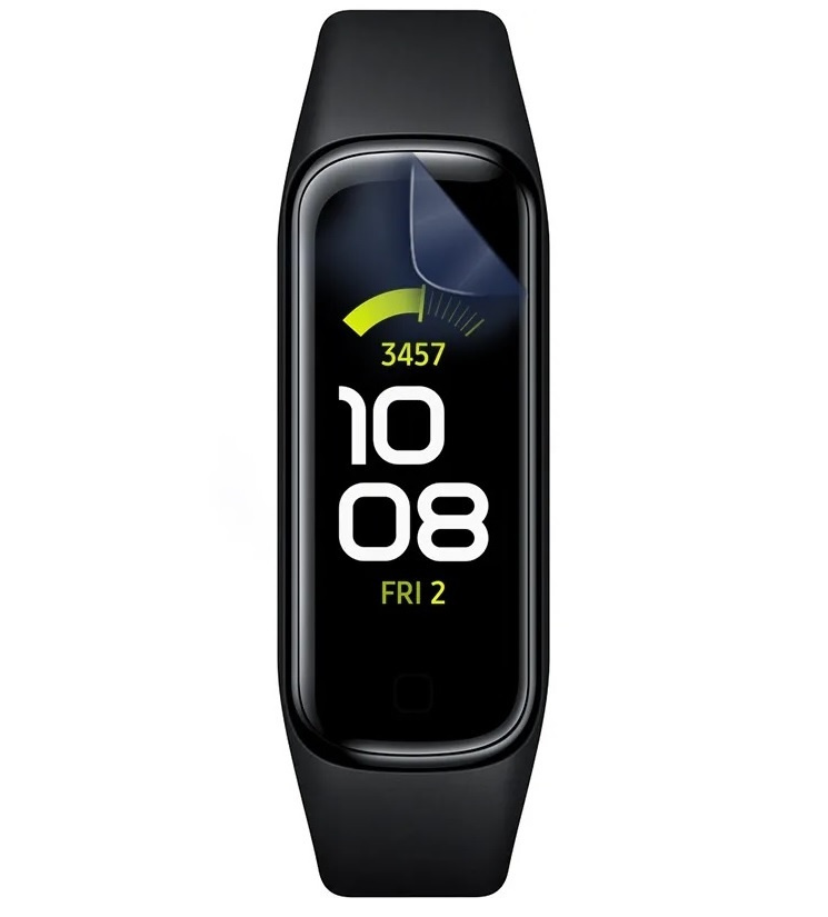 Гидрогелевая защитная пленка на экран смарт-часов Samsung Galaxy Fit2 (3 шт.)  #1