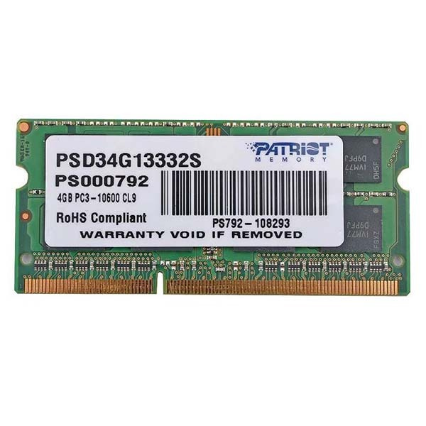 Patriot Memory Оперативная память Signature DDR3 1333 МГц 1x4 ГБ (PSD34G13332S)  #1