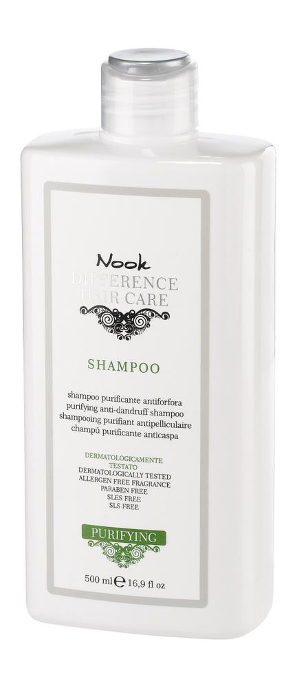 Специальный шампунь для кожи головы, склонной к перхоти Nook Difference Hair Care Purifying Shampoo  #1