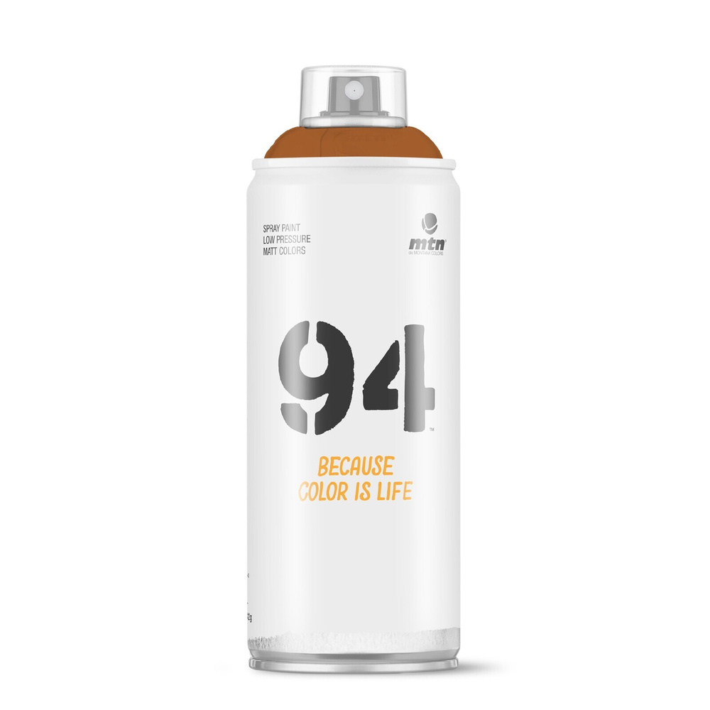Краска аэрозольная матовая MTN 94 для граффити RV-098 Bean Brown коричневый теплый, 400 мл  #1