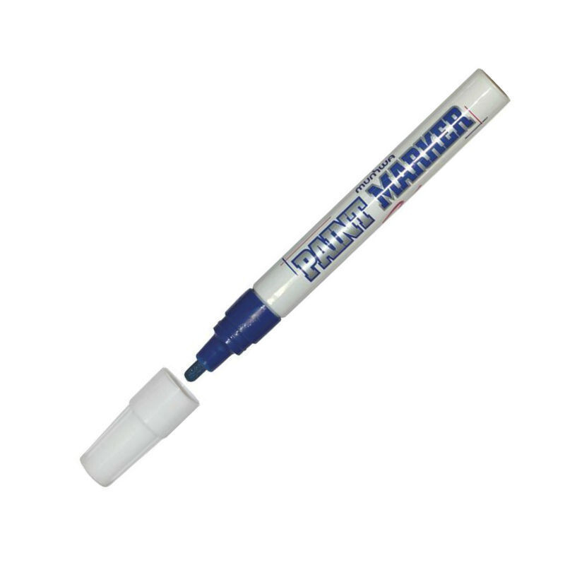 Маркер лаковый пеинт (лак) MunHwa, синий (4 мм) - купить с доставкой по ...