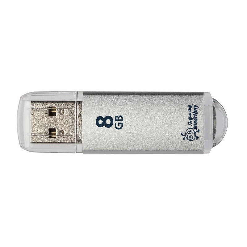 Флеш-память Smartbuy V-Cut, 8Gb, USB 2.0, сереб, SB8GBVC-S #1