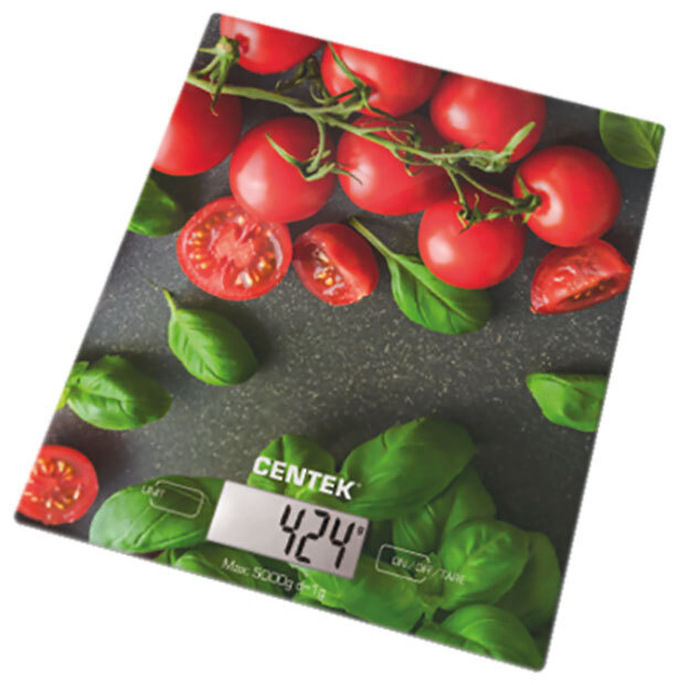 Centek Электронные кухонные весы CT-2462 Черри, зеленый, красный  #1