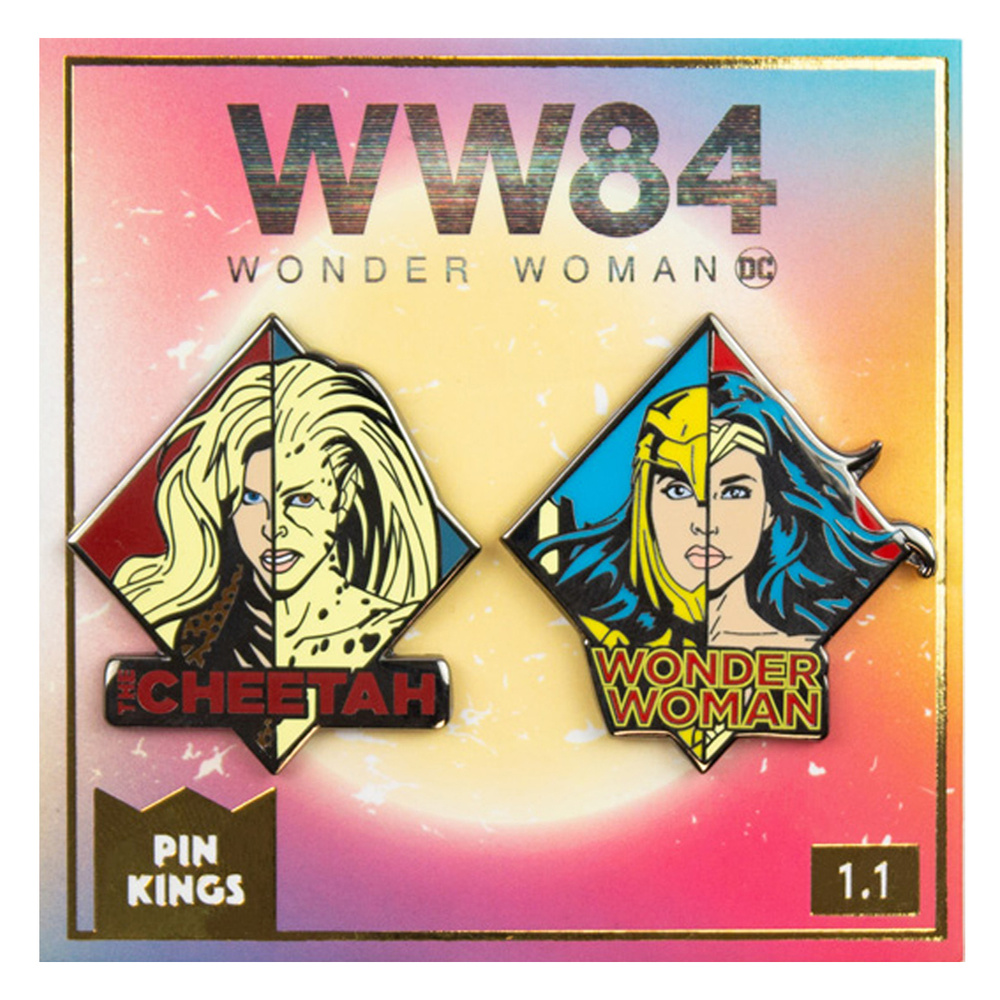 Значок Pin Kings DC (Мстители) Чудо-женщина 84 (Wonder Woman) 1.1 - набор из 2 шт / брошь / подарок парню #1