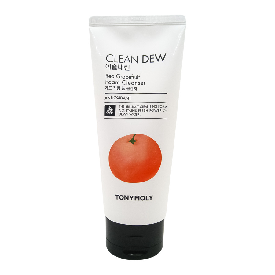 TONYMOLY CLEAN DEW Red Grapefruit Foam Cleanser Очищающая пенка для умывания с экстрактом красного грейпфрута #1