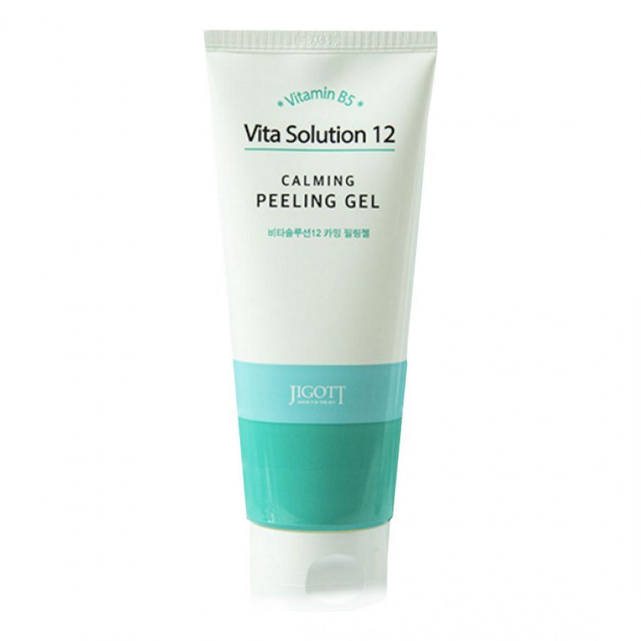 Jigott, Пилинг для лица гель успокаивающий Vita Solution 12 Calming Peeling Gel, 180мл  #1