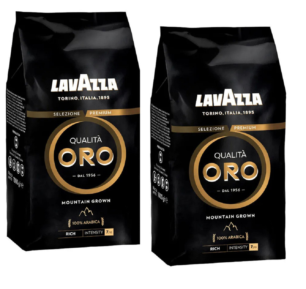 Кофе в зернах Lavazza Qualita Oro Mountain Grown 1кг, 2шт. #1