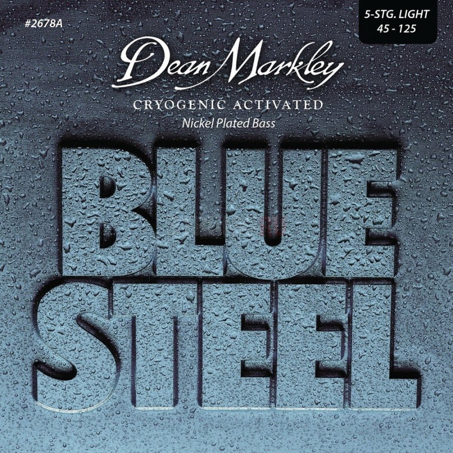 DM2678A Blue Steel NPS Комплект струн для 5-струнной бас-гитары, никелированные,45-125, Dean Markley #1