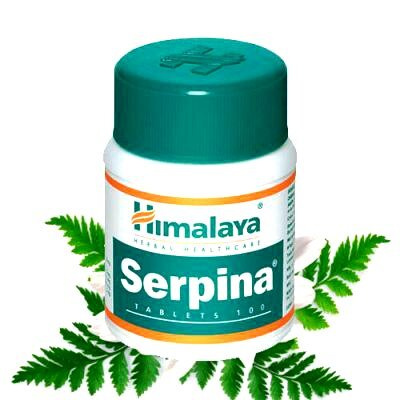 Serpina Himalaya, экстракт растений СЕРПИНА (комплексная пищевая добавка для нормализации кровяного давления, #1