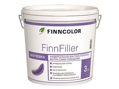 Finncolor Finnfiller / Тикурила Шпатлевка Финишная "Финнфиллер" 3 Л "Тиккурила"  #1