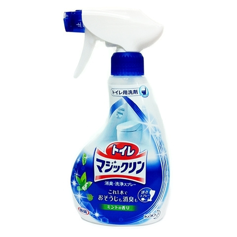 KAO Спрей-пенка чистящий для туалета с ароматом трав Magiclean 380 мл  #1