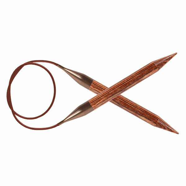 Спицы для вязания Knit Pro круговые, деревянные Ginger 2,5мм, 100см, арт.31103  #1