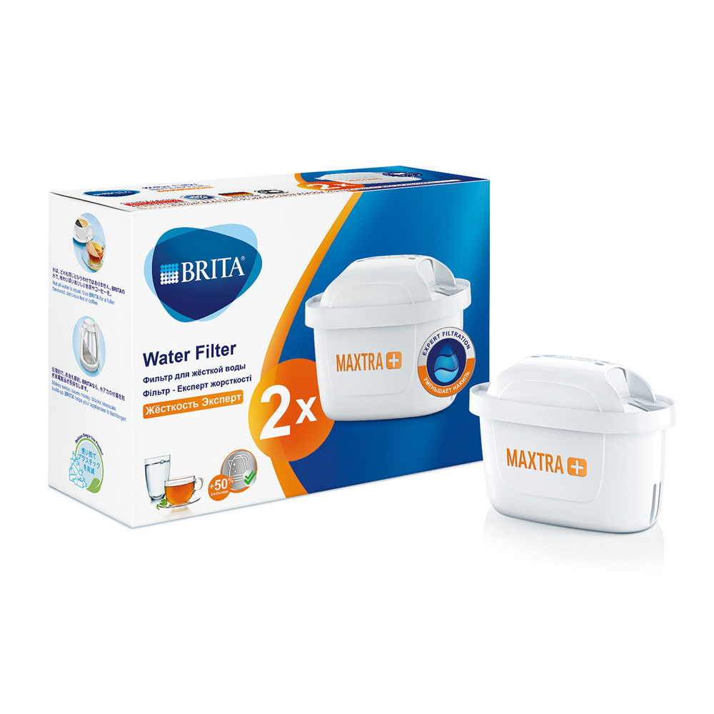 Картридж сменный фильтрующий Maxtra+ BRITA для жесткой воды, 2 шт  #1