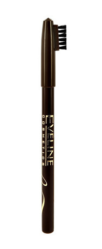 Eveline Cosmetics Карандаш для бровей EYEBROW PENCIL, контурный, SOFT BROWN  #1