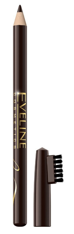 Eveline Cosmetics Карандаш для бровей EYEBROW PENCIL, контурный, MEDIUM BROWN  #1