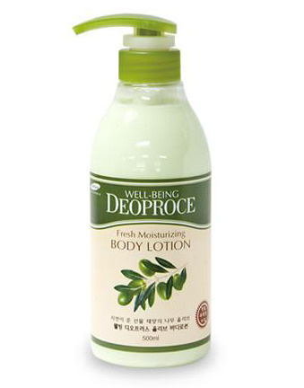 Лосьон для тела на основе оливкового масла Deoproce Well-Being Fresh Moisturizing Olive Body Lotion, #1