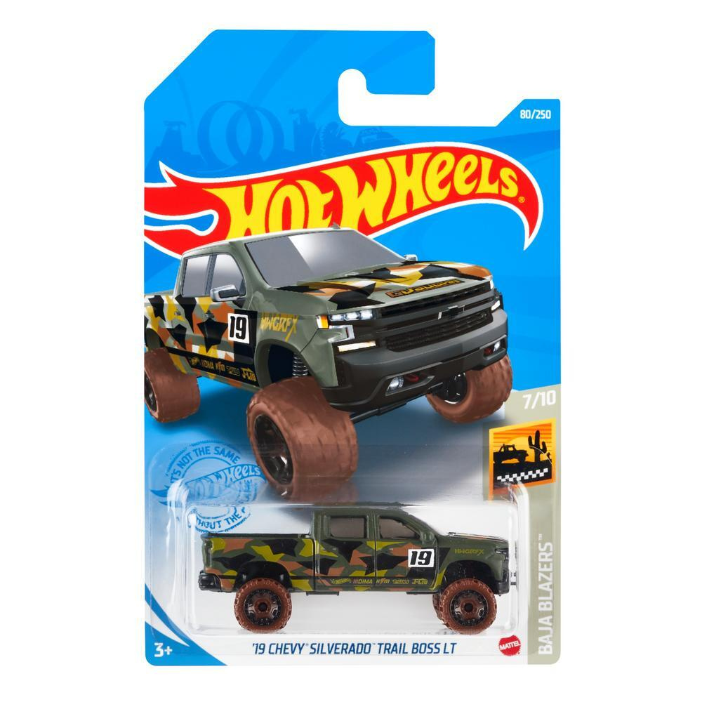 GRX69 Машинка металлическая игрушка Hot Wheels коллекционная модель 19 CHEVY SILVERADO TRAIL BOSS LT #1