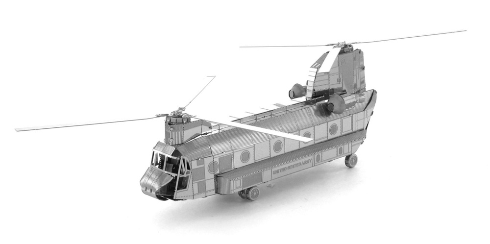 3D-пазл металлический - Вертолет CH-47 Chinook #1