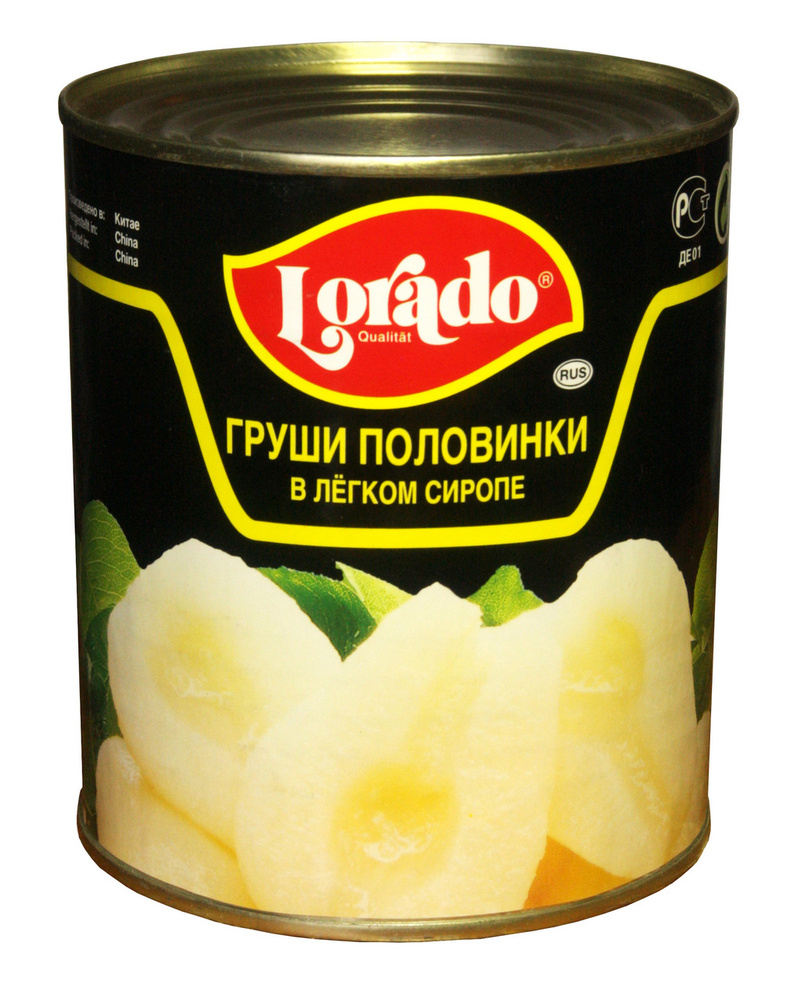 Груши Lorado в легком сиропе, 850г #1