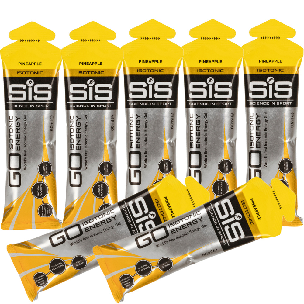 Энергетический гель SCIENCE IN SPORT (SiS) GO Isotonic Energy Gels 7 x 60 мл, Ананас  #1