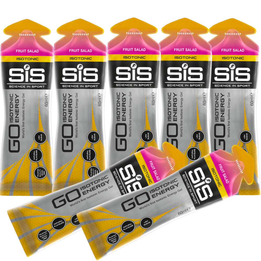 Энергетический гель SCIENCE IN SPORT (SiS) GO Isotonic Energy Gels 7 x 60 мл, Фруктовый салат  #1