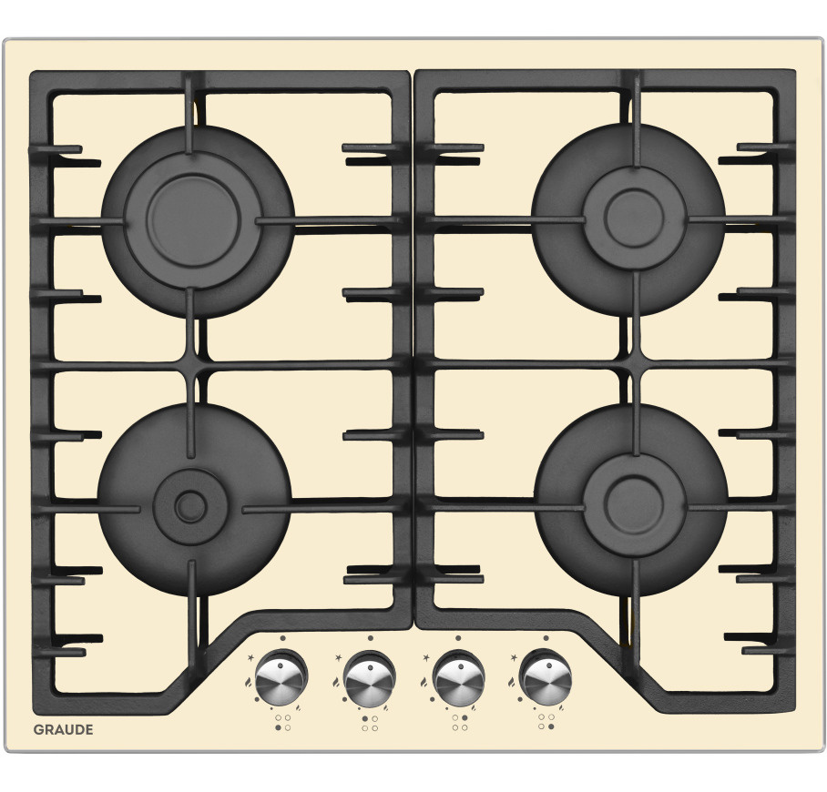 GRAUDE Газовая варочная панель GS 60.1 C, бежевый #1