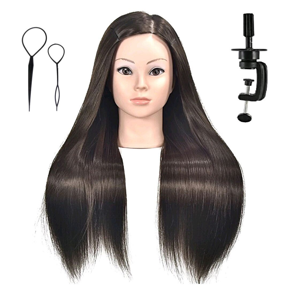 "Алия" Голова манекен для причесок учебная парикмахерская кукла болванка  #1