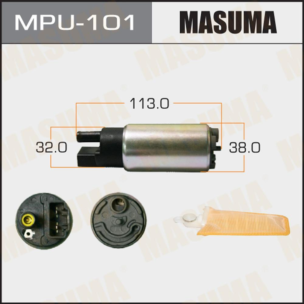 Насос топливный Masuma 100л/ч, 3кг/см2 + сетка MPU-002 (для Daihatsu; Lexus; Toyota)  #1