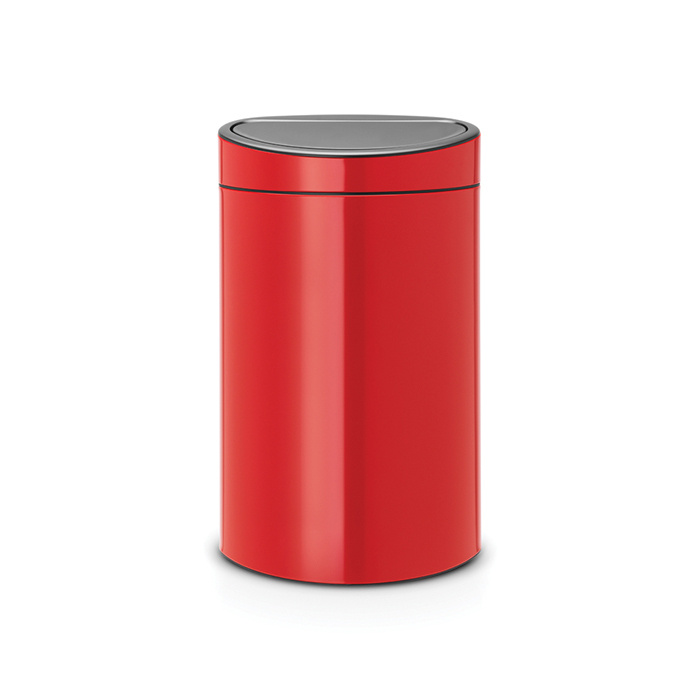 Бак мусорный Brabantia "Touch Bin New" пламенно-красный 40л 114960 #1